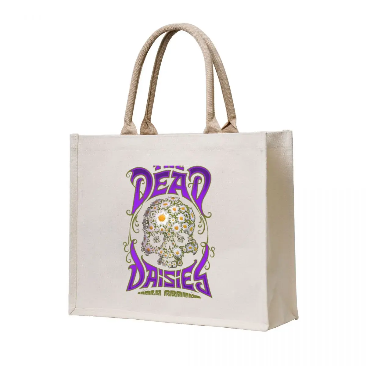 

Great Official Of The Dead Daisies T-Shirt Tote Bag Lady bags Canvas shoulder bag Gift bags women bag