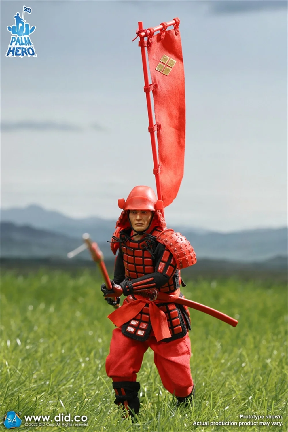 For Sale 1/12th DID XJ80016A Red Version Old Vintage Japan Warrior Soldier Full Set Moveable Action Figure Gift For Fans