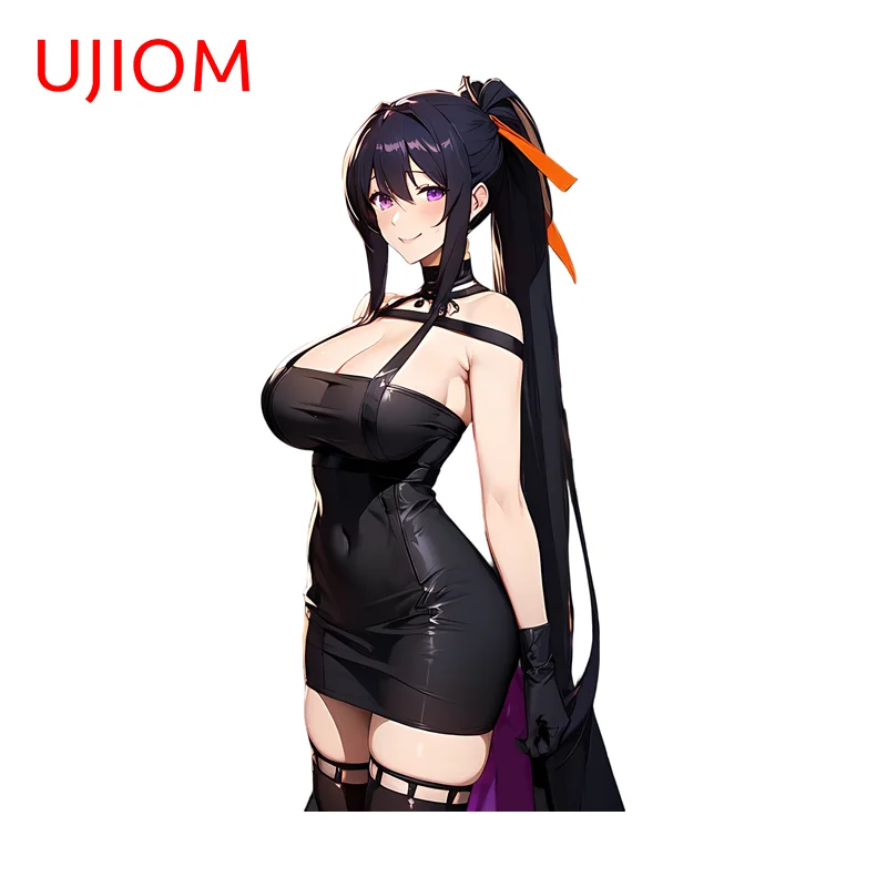 UJIOM Akeno Himejima Anime Style Wall Sticker Bathroom Windows Interesting Vinyl Decal Occlusion Scratch Decoration Chambre