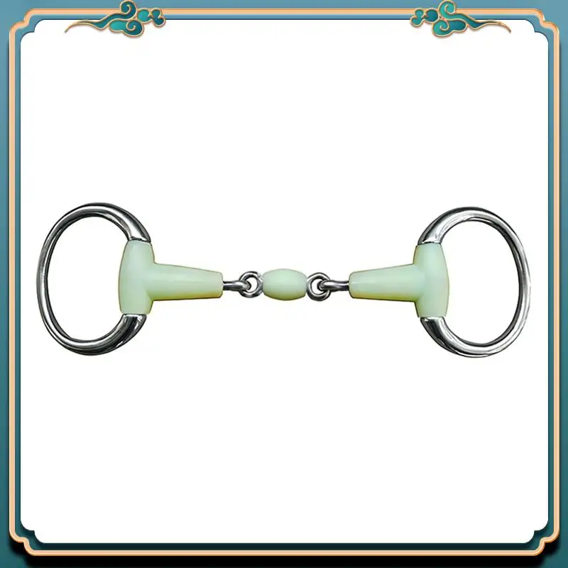 

Horse Snaffle Bit, Stainless Steel Loose Ring Horse Mouth Bit, Loose Link Horse Mouth Bit For Horse Training And Riding Highly R