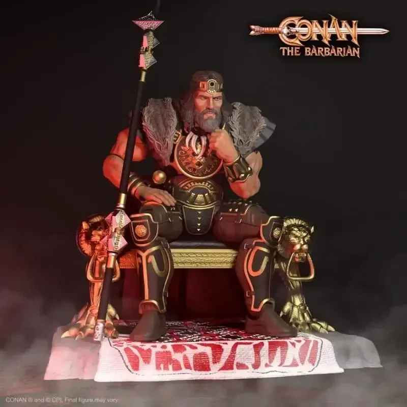 Genuino originale autentico Super7 Conan Ultimate Series 4 Wave Ctbw482 Movie King Conan Throne Doll