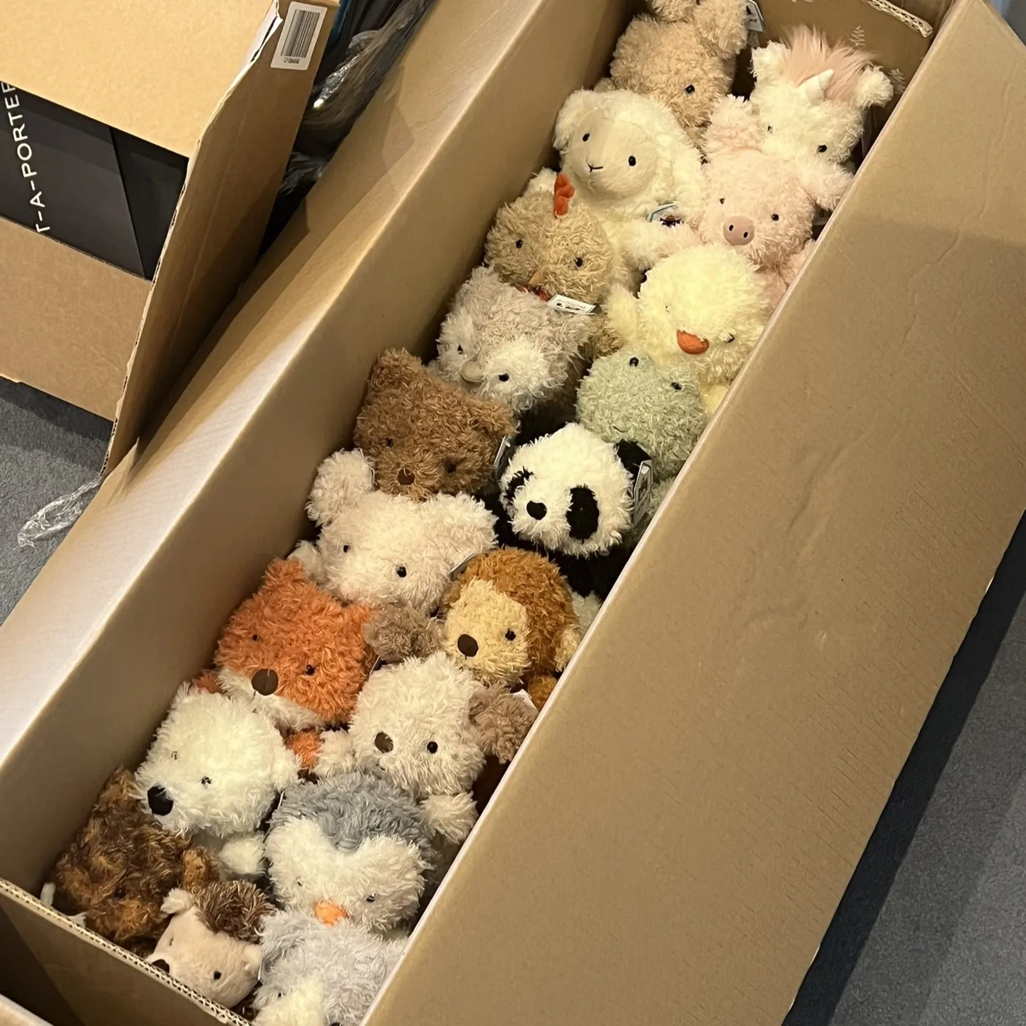 Kawaii الثعلب البومة خنزير الضأن الفرخ بطة فروي صبي الفتيات PP القطن محشوة الحيوانات لعب الكبار ألعاب من القطيفة لطيف لينة هدايا عيد الميلاد