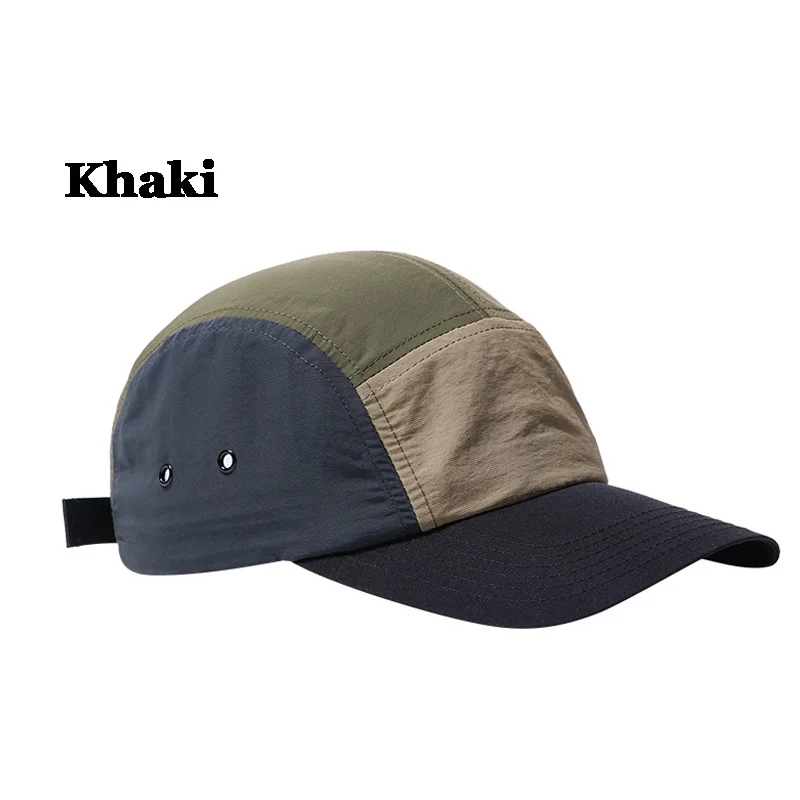 Mode verstellbarer Hut 5 Panel Kappe schnell trocknende Kappe Hysterese nhüte Unisex Baseball mützen Sonnen hüte – Detail 16