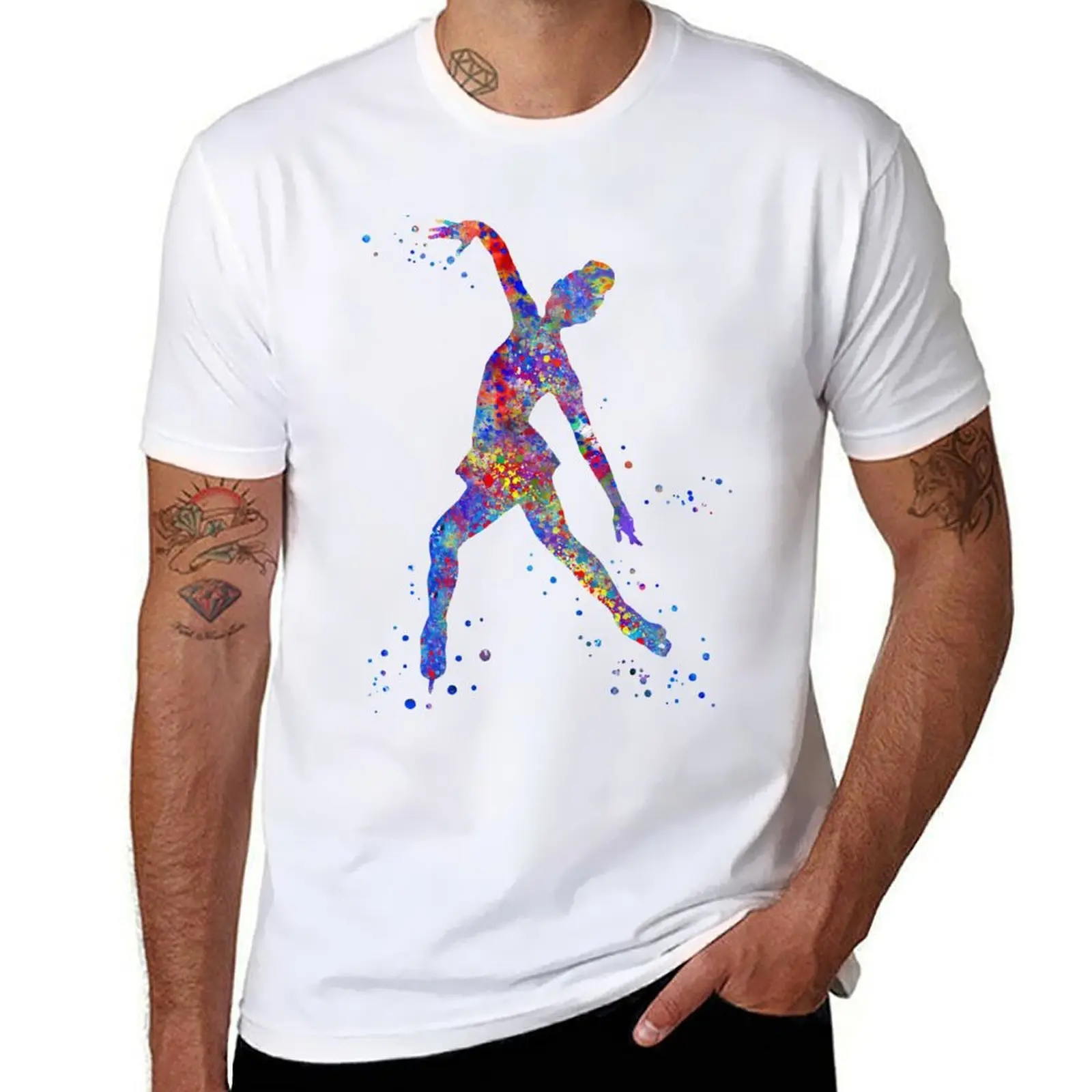 

Ice skating, ice skating girl T-Shirt t shirt man cotton t shirt custom print man t shirts cotton T-Shirt