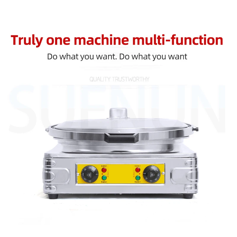 Commercial Pancake Machine Double-sided Heating Pancake Machine Desktop Pancake Stove Temperature Controlled Pancake Machine