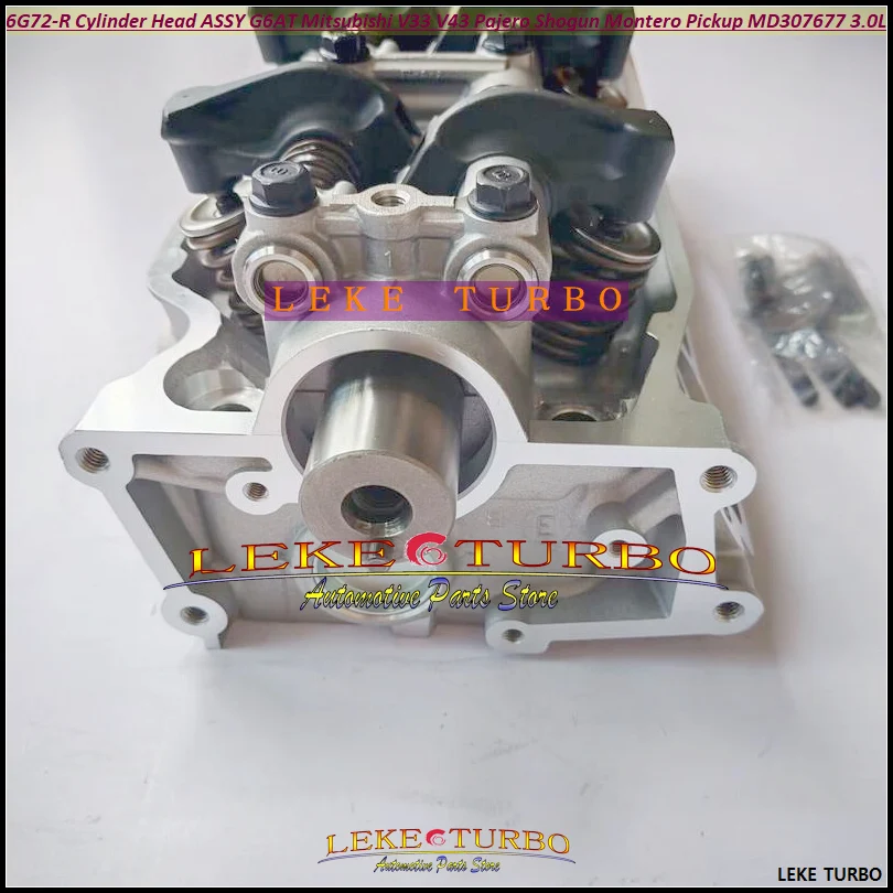 Conjunto completo de culata 6G72 ASSY G6AT para Mitsubishi V33 V43 Pajero Shogun Montero Pick-up 3.0L V6 12v 1988-94 MD307677