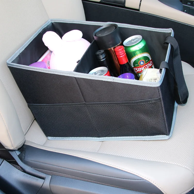 

Car Trunk Organizer Organiser Storage Bag Box Portable Handbag Cargo Tool Holder Mesh Net Pocket Collapsible Universal