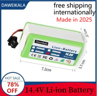 NEW 14.4V 12800mAh Li-ion Battery for Conga Excellence 950 990 1090 1790 1990 Deebot N79S N79 DN622 Eufy Robovac 11S 12 X500