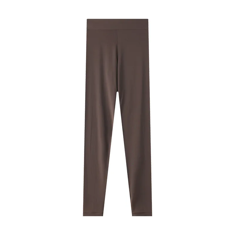 Ultra thin Autumn Pants Women Wear Heating Warm And Winter High Waist Large Size Seamless Leggings elastic Technology Silk