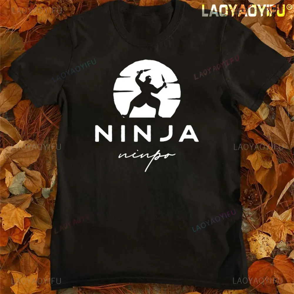 Vintage Ninja Warrior Shadow Shirts A Unique Blend of Fashion and Tradition Women Men Clothing Custom Printed Graphic T Shirts