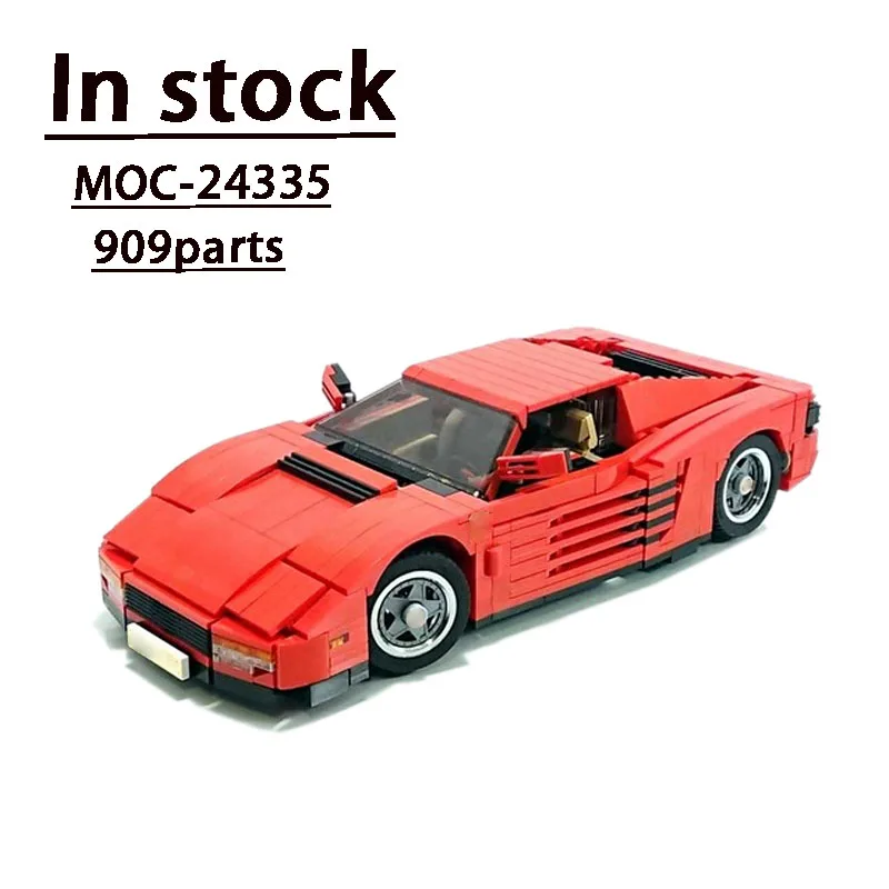 Coupe, Roadster, 2 In 1 Supercar Assembly Brick Model • 909 Parts Brick Gift for Kids Birthday Custom  Toy  Gift for  Adults