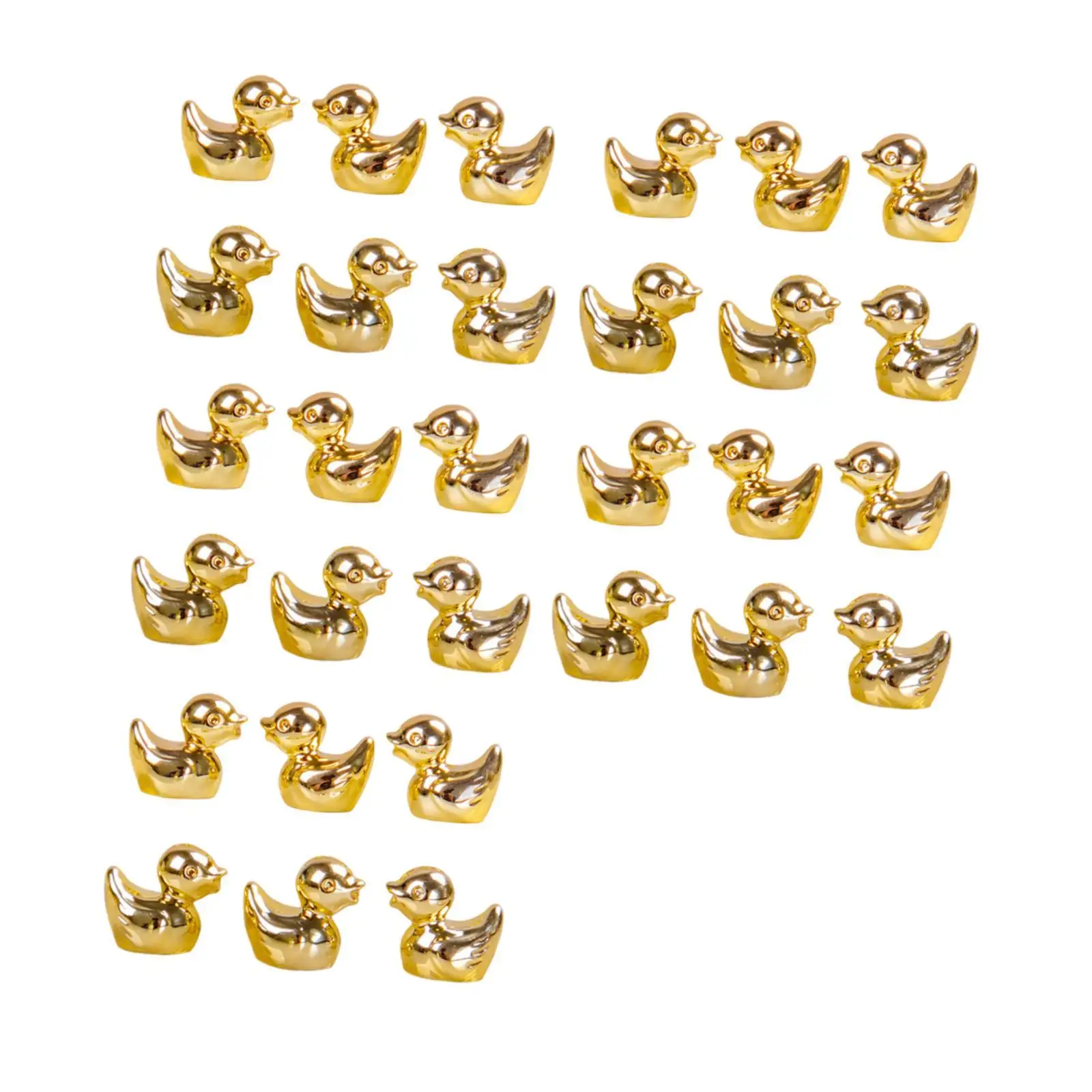 30Pcs Mini Duck Set, Abstract Animals Crafts Statues for Bathroom Bedroom