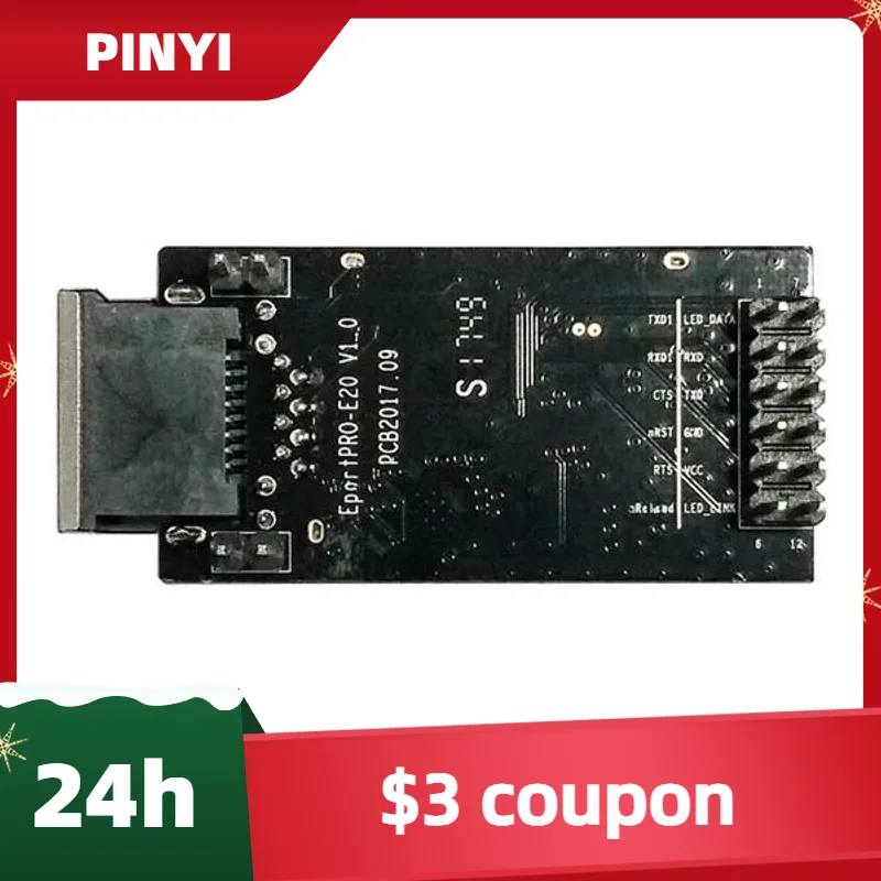 port-E20 FreeRTOS Network Server Port TTL Serial to Ethernet Embedded Module DHCP 3.3V TCP IP Telnet CE Certified