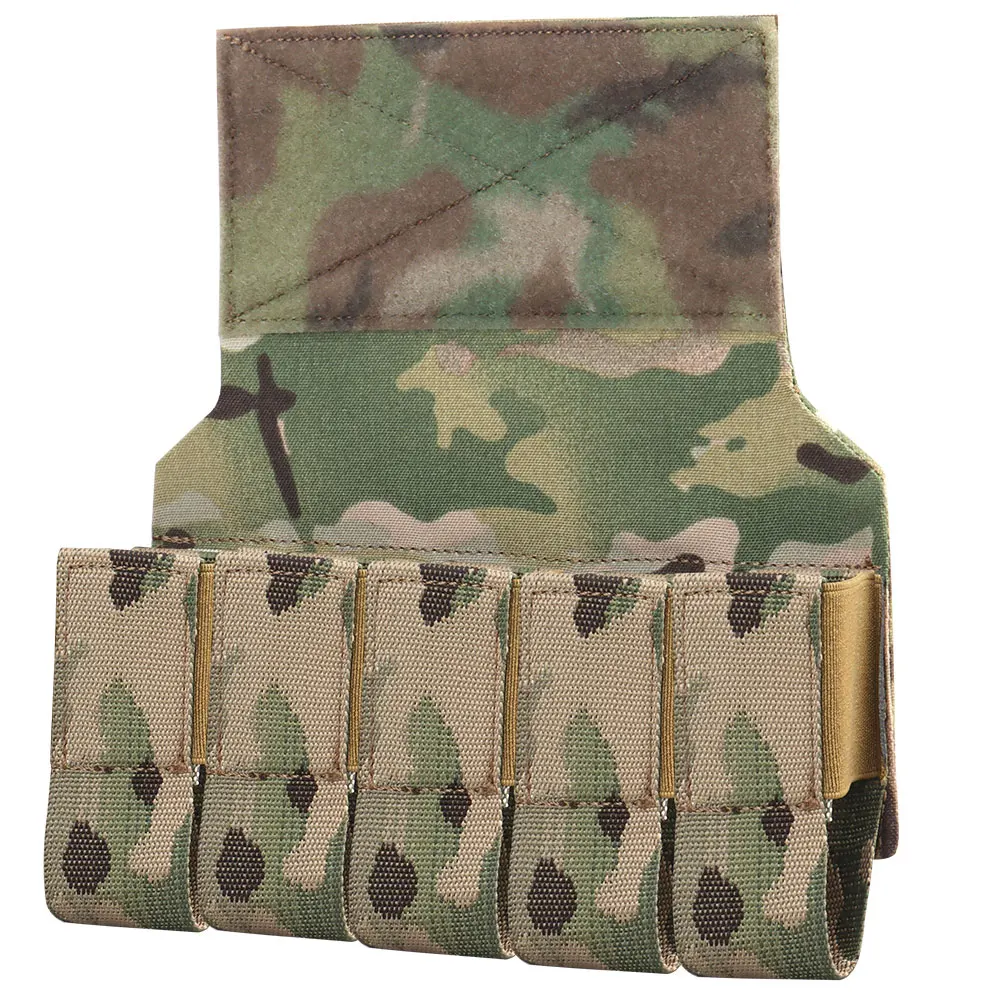 Airsoft M203 Grenade Sub Pouch 5 Round 40MM Banger Hanger Chest Rig Abdominal Tactical Vest Plate Carrier Accessories