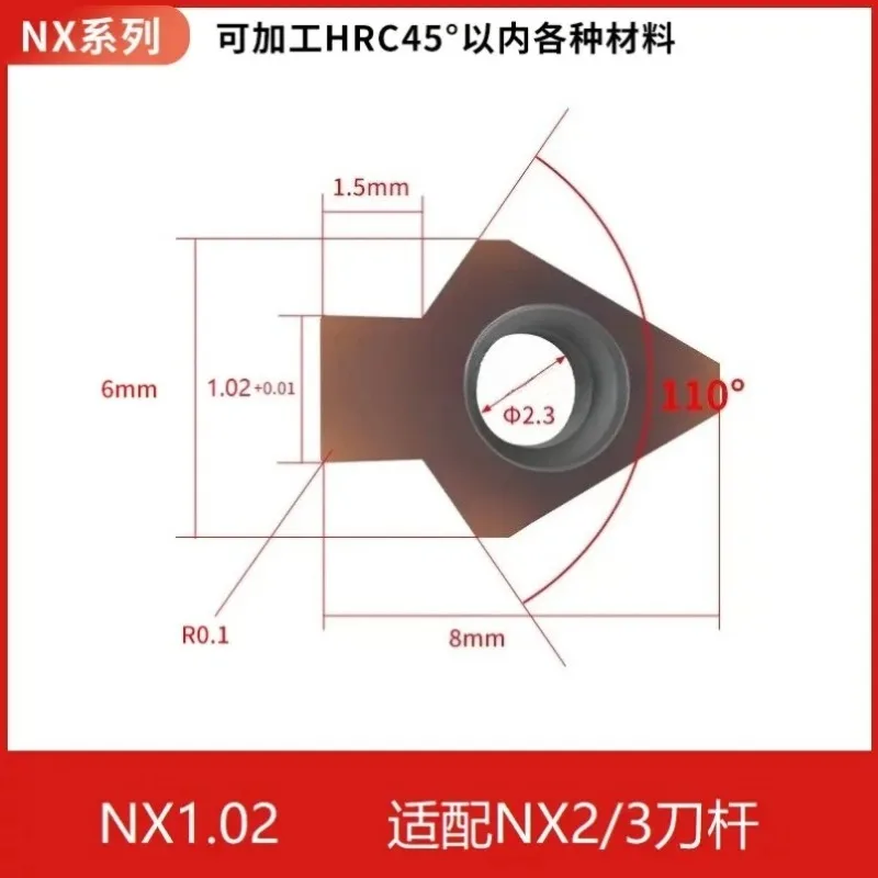 1pc CNC Broaching Tool Keyway Slotting Tool Holder Keyway Gear Shaper Positioning Groove Broach Tool Inserts