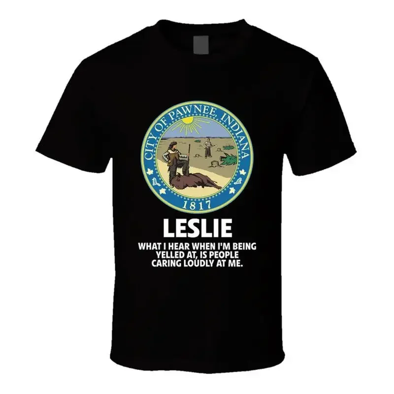 Leslie What I Hear When I'm Being Yelled At Parks And Recreation Group Hall T shirt