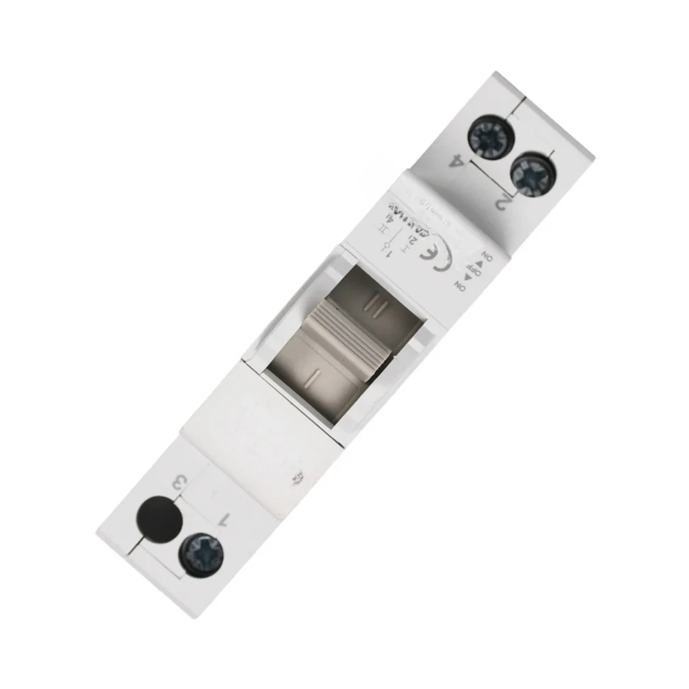 Manual Isolation Switch Dual Power Transfer for Grid and Generator AC230V 16A-63A DIN Mount for Residential Use