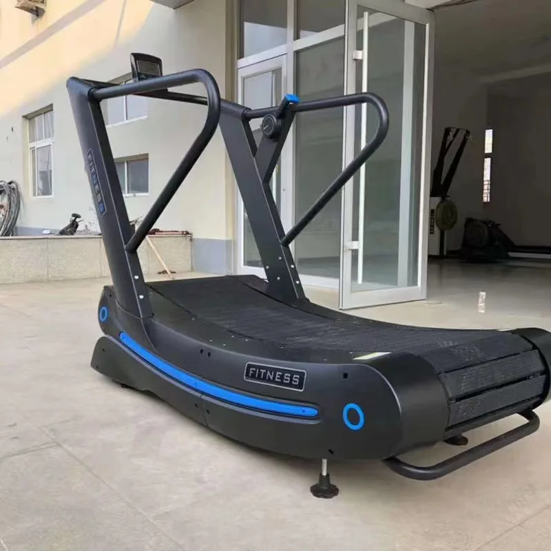 Commercial self-generating  no power line Curve Treadmill