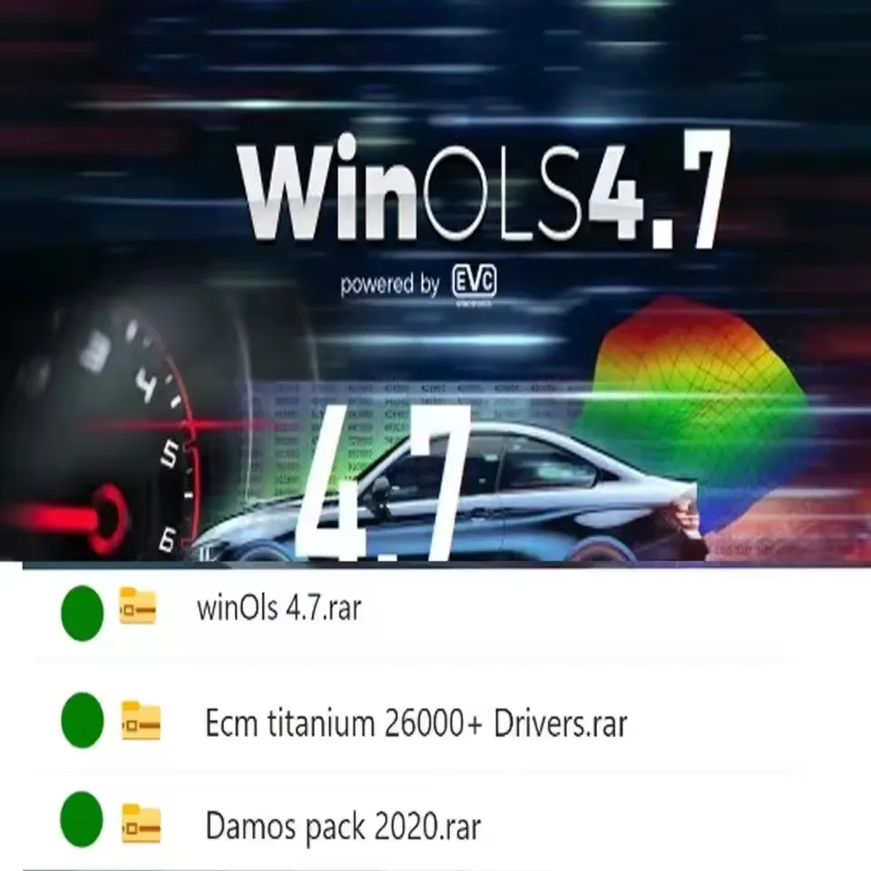 

2022 HOT Selling WinOLS 4.7 With Plugins + ECM TITANIUM +2021 Damos + Immo service tool v1.2 All Data Auto Repair Software