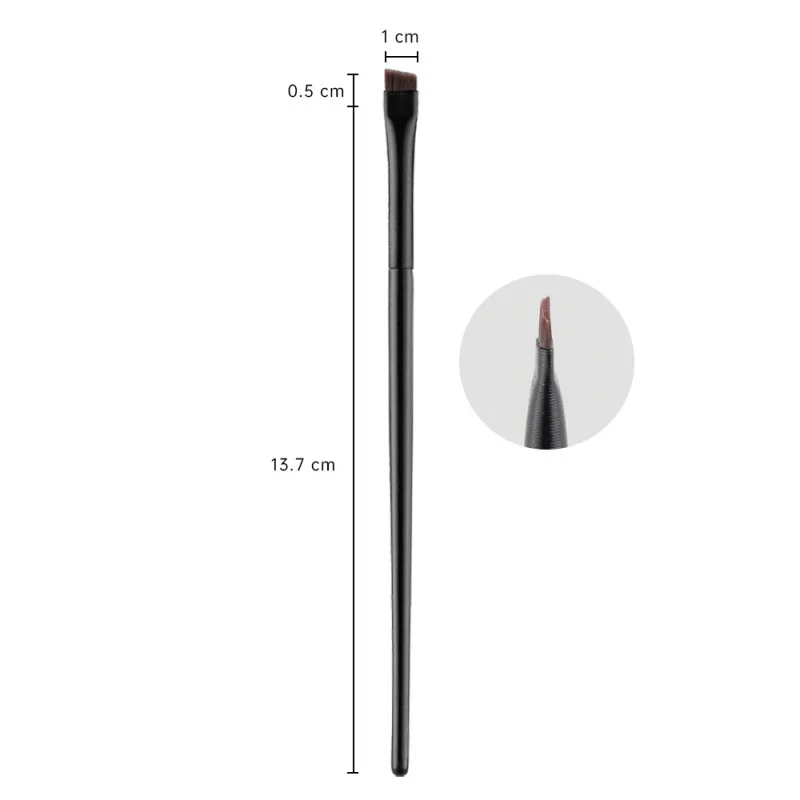 Brosse Eyeliner à lame A102, brosse à sourcils à angle plat, poudre à sourcils unique, correcteur, brosse de maquillage