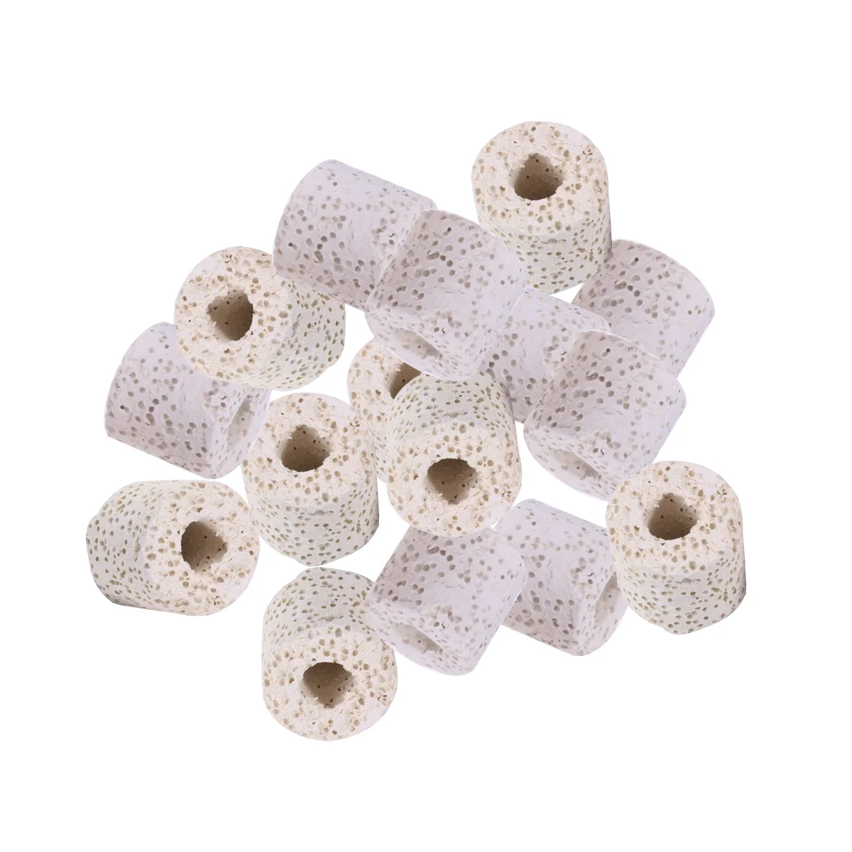 500g Aquarium Fish Tank Filter Ring Media Biological Filtration Ceramic Rings Aquarium Filter Accessories