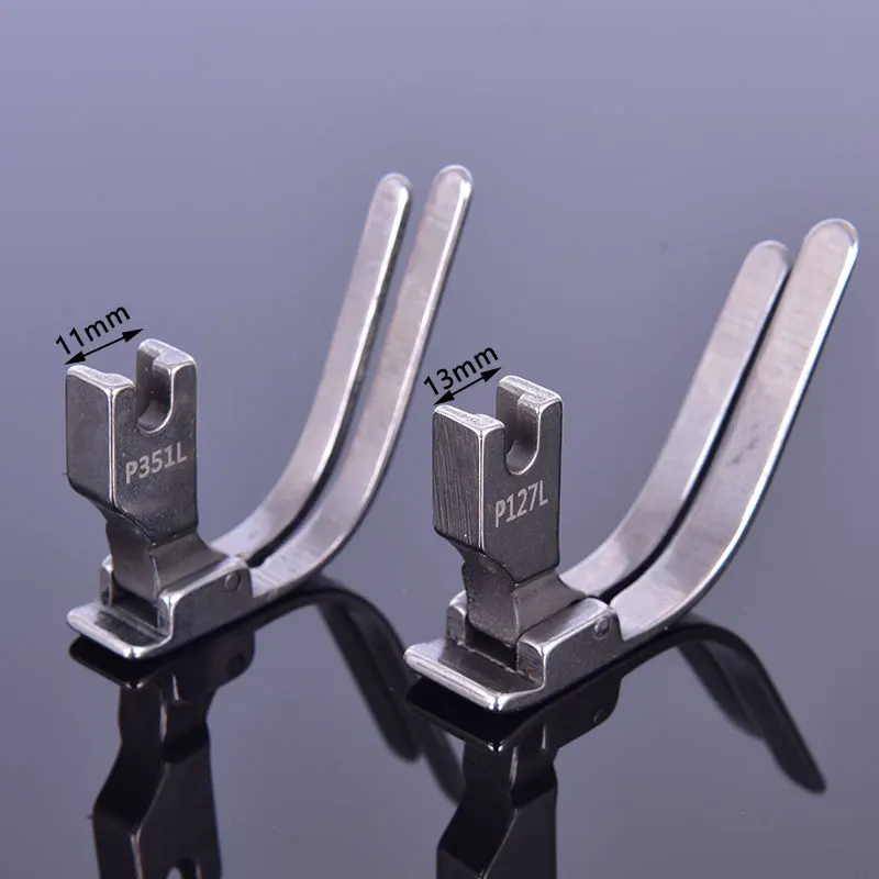 Прижимная лапка из хлопка для автомобиля, 11/13 мм, P127L, цельностальная прижимная лапка для шляпы, P351L, прижимная лапка для хлопка, одеяла