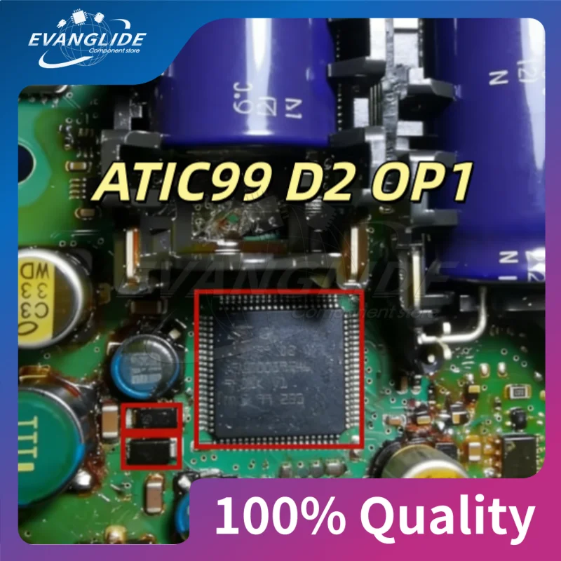2 PCS/LOT 100%Quality & New ATIC99 C4 OP1/C5 OP2B/C4 OP1   For Honda airbag computer vulnerable chip