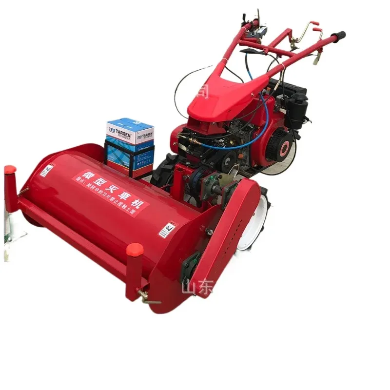 Mesin Pemotong Rumput Dorong Mini Empat Roda