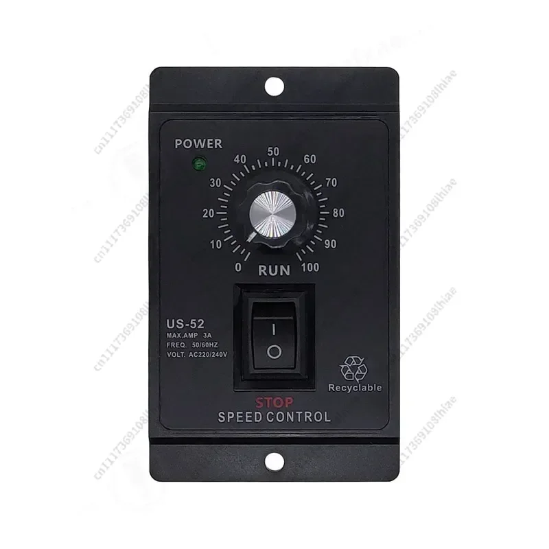 400W US-52 AC 220V 50/60Hz AC Speed Controller AC Regulator Motor Control Forword Backword with Filter Capacitor