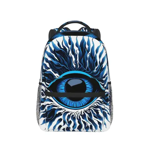 Evil Eye The Greek Eye Backpack Hot Sale Daypack Large Capacity Children BookBag School Bag Shoulder Bags for Men Women