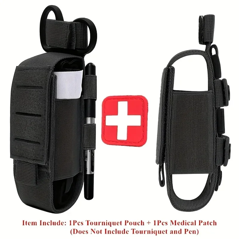 Tactical Tourniquet Pouch Molle Medical Scissors Holder Nylon EMT Tool Small Organizer Box Gadgets