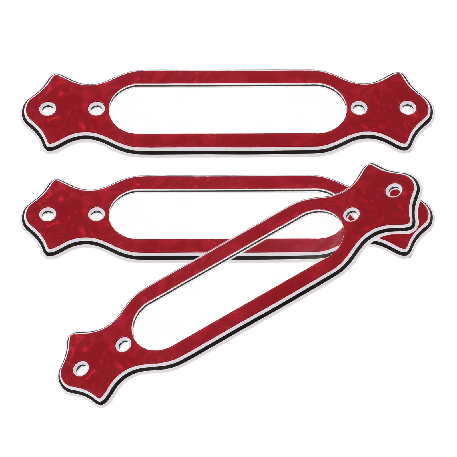 

3 Pcs Guitar Pickups Acoustic Accessories Amplifier Red Bass Parts Classical Electric Mounting