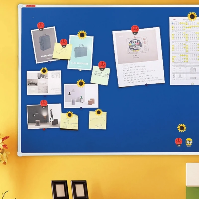 Tachuelas decorativas para pulgar, alfileres mapa, tablón anuncios corcho para escuela y oficina