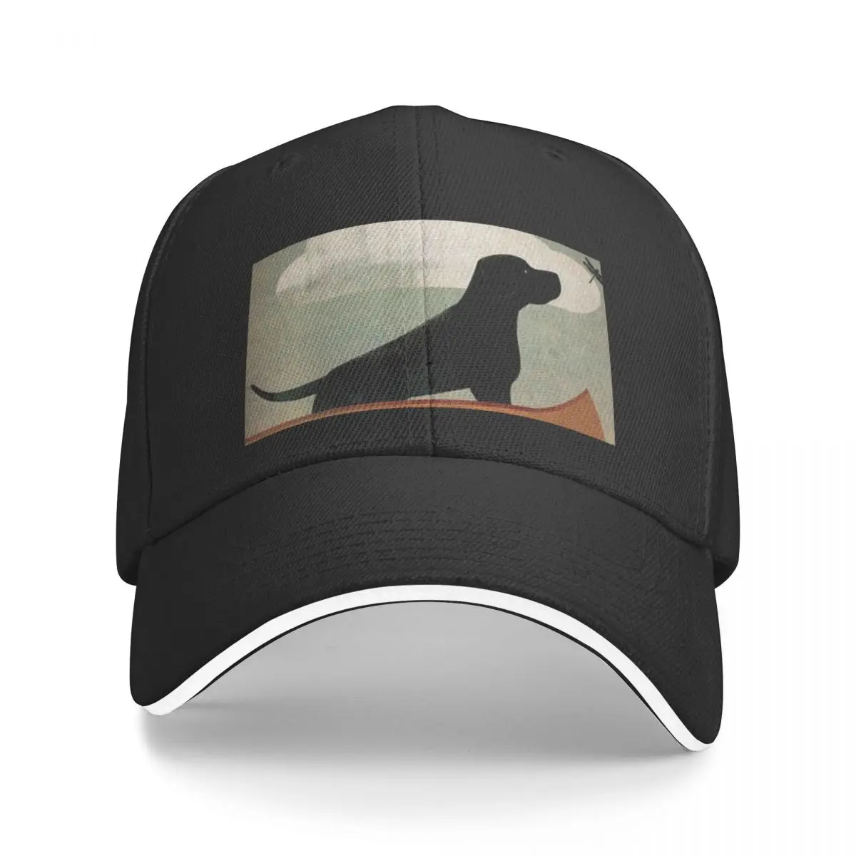 Black Dog Canoe Baseball Cap Horse Hat Hip Hop Women Hats Men's