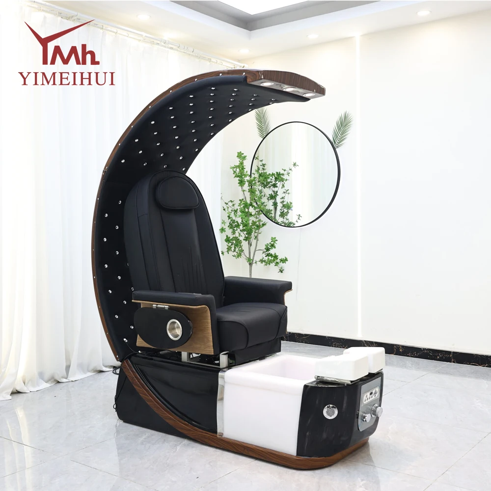 

Multifunction Luxury Nail Salon Foot Spa Chair Electric Adjustable Led Light Pedicure Foot Spa Modern Massage Pedicure Chair