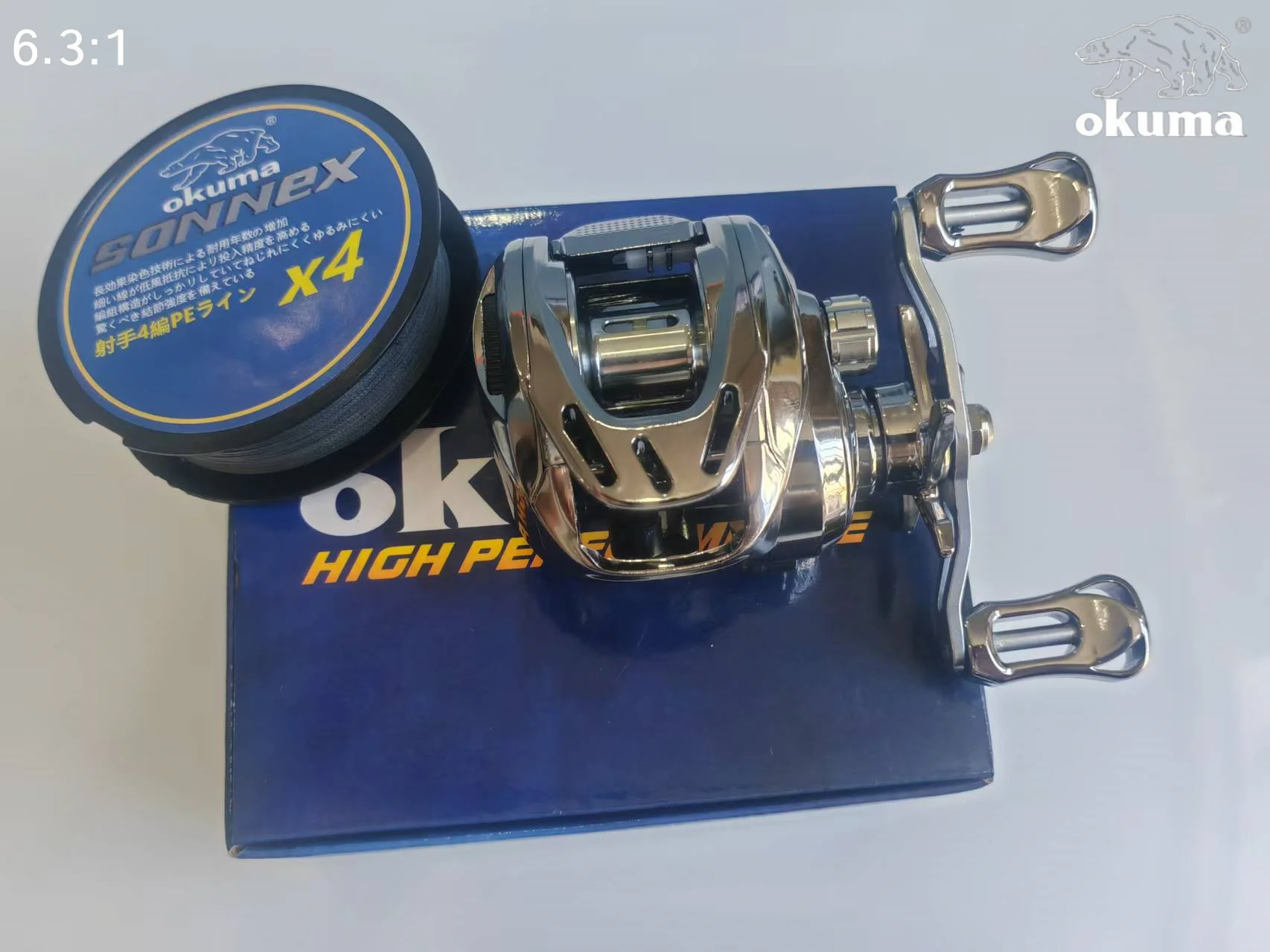 Okuma's New High-Precision Waterdrop Wheel 6.3:1 Gear Ratio 9KG Drag Power 6+1 BB Crisp Fish Alarm
