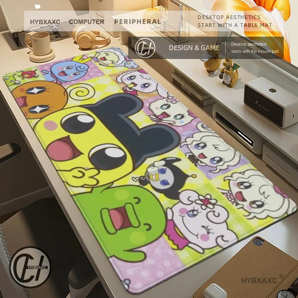 Lovable tamasearch mametchi kuchipatchi milktchi Mouse Pad Cute HD Desk Pad Extended Gaming Keyboard Mats Large 90x40cm XXL