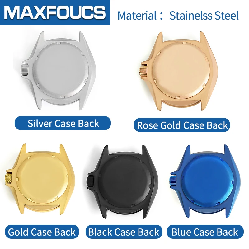 Matte Watch Case Stainless Steel For SKX011 SKX175 SRPD61 Movement 4R36 3 Crown Position Chapter Ring Watch Parts