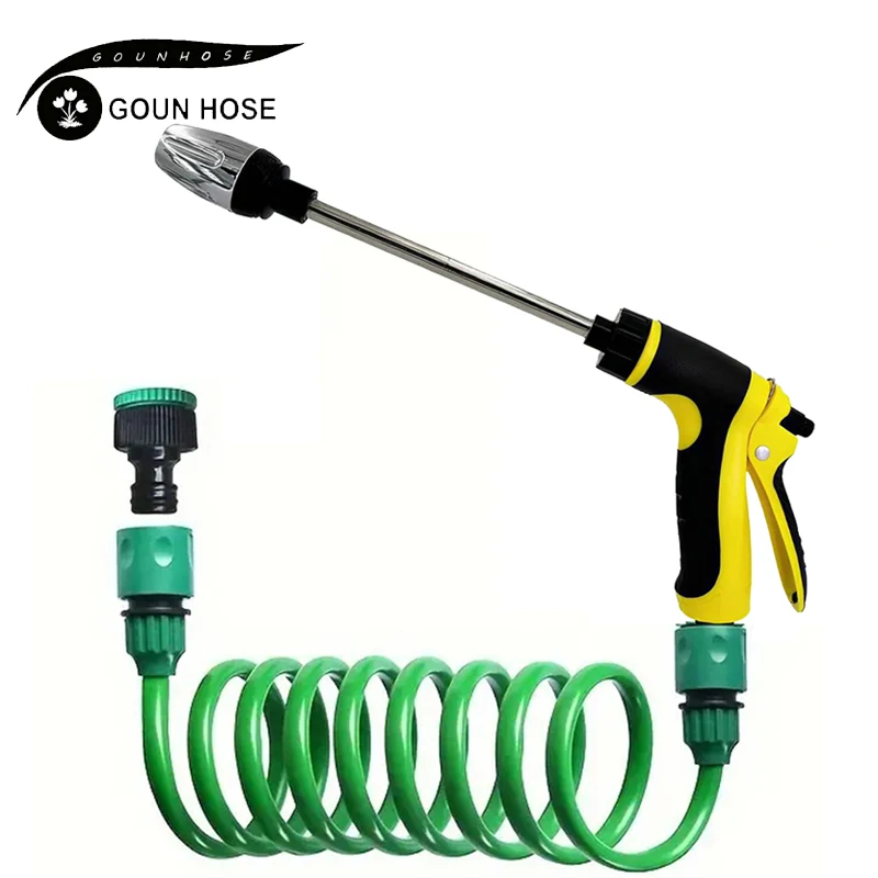 

Расширяемый выдвижной садовый шланг из ЭВА, водяной пистолет, портативный пружинный водопровод для мойки автомобилей и полива цветов, хороший шЛАНГ