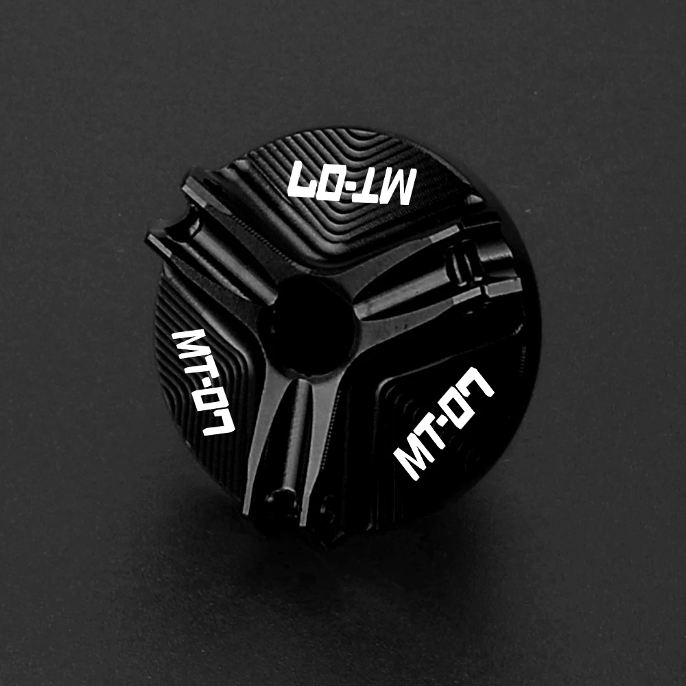 

2014 2015 2016 2017 2018 2019 Accessories Motorcycle mt07 Engine Oil Filler Cap Oil Plug Cover For Yamaha MT - 07 MT07 MT 07 mt