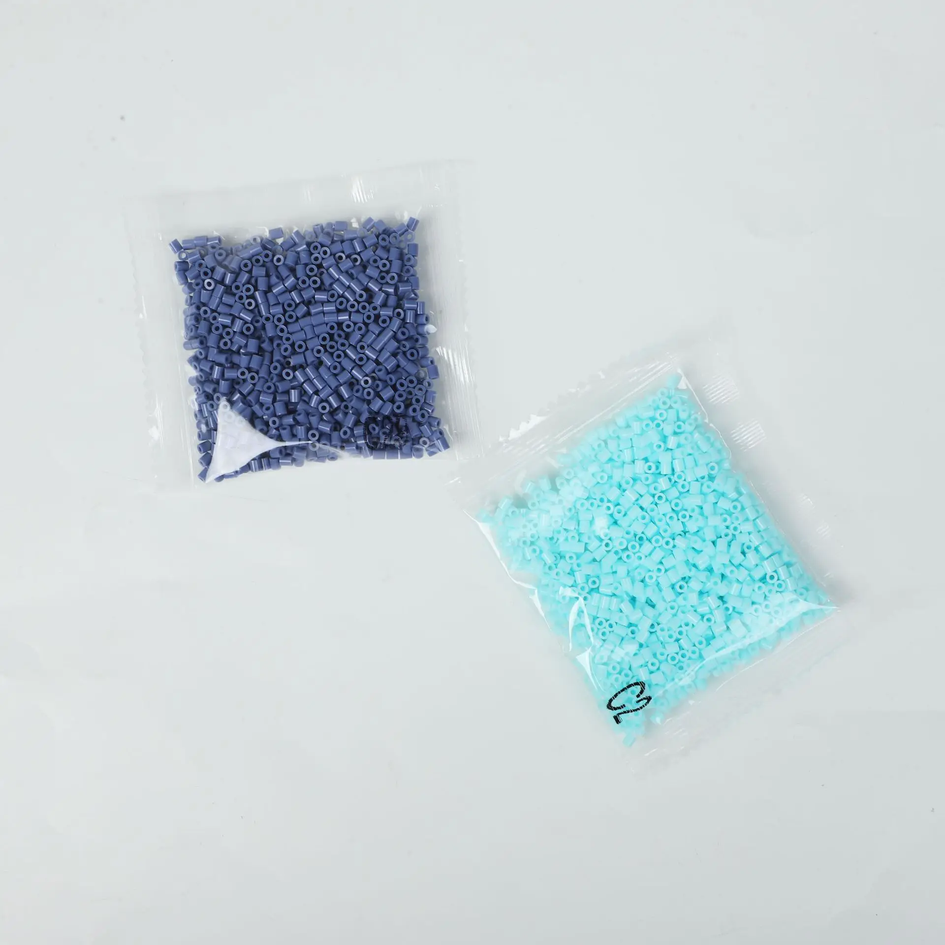 Blue Series Perler Mard Bean Fusion Bean 2.6mm DIY material bag Holiday Gifts Desktop Ornament Decoration Handicraft keychain