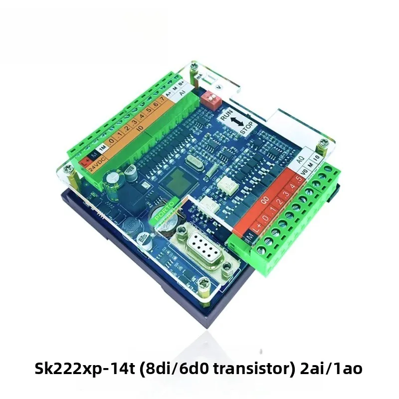 SK222XP-14R PLC Control Module Fit S7-200 CPU222 8IN 6OUT Relay Transistor 2PPI 2AI 1AO Industrial Programmable Controller