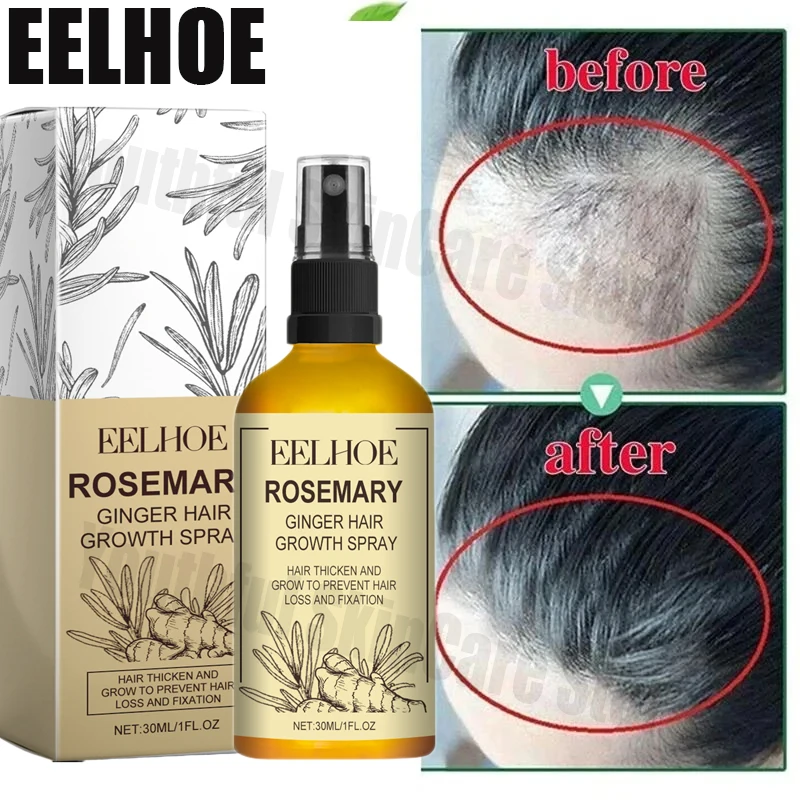 

Rosemary Oil Hair Growth Serum Spray Repair Hair Nourish Root Regrowth Hair Anti Hair Loss Treatment Essence Men Women Hair Care