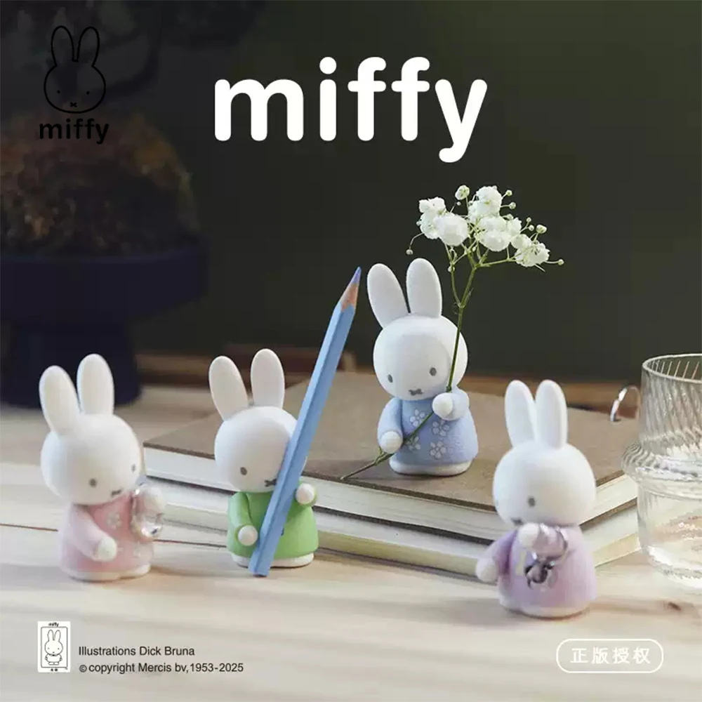 

In Stock New Kawaii Miffy Ring Flower Storage Rack Cute Storage Rack Doll Ornament Storage Rack Series Toy Doll