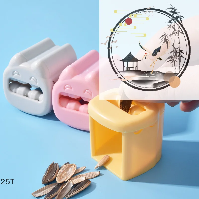 Sunflower Shells Peeler Melons Seed Peeler Cute Seed Splitter Lazy Artifact Nutcracker Opener Seed Cracking Shelling Machine