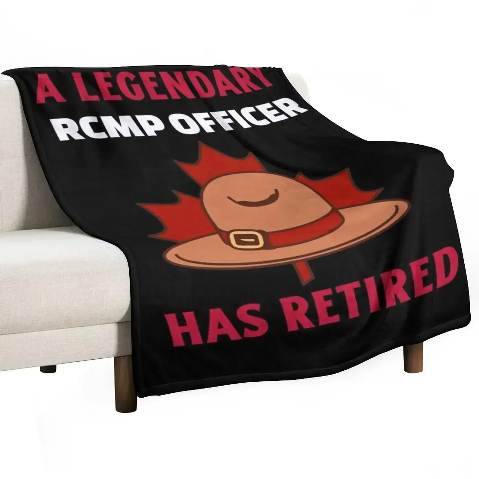 A Legendary RCMP Officer Has Retired Throw Blanket Travel Decoratives Decorative Sofa for babies Blankets