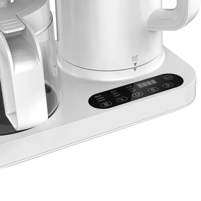 Semi Automatic Electric Drip Coffee Maker for Home Office Use Modern Kitchen Appliance Compact Design Easy Clean Brewing