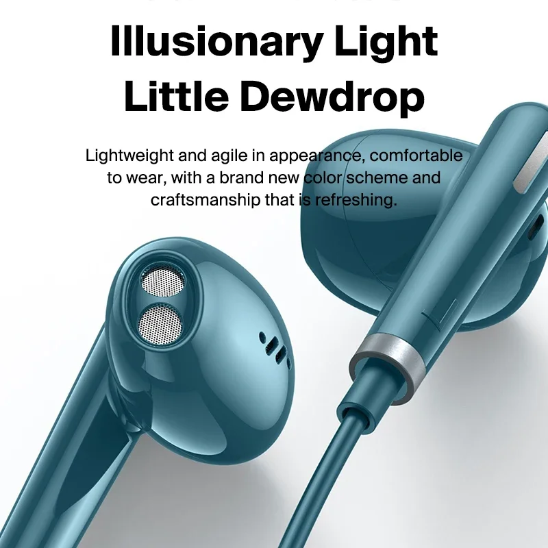 

EARDECO Bass In-ear Wired Headphones Hifi 3.5mm Wired Earphone Earbuds Sport Stereo Headphone Headset with Mic Wire Handsfree