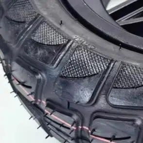 /90 /55 /65 Off Road Tubeless Tire Wheel Assembly With Deep Tread Pattern For 10 Inch Electric Scooter High Load Capacity Rubber