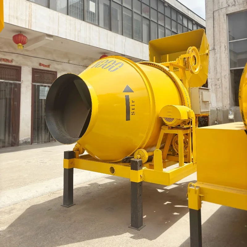 Small Scale Construction Concrete Mixer DHL Mobile Diesel 350L Cement Mixing Machine - The Industry Standard Mixer